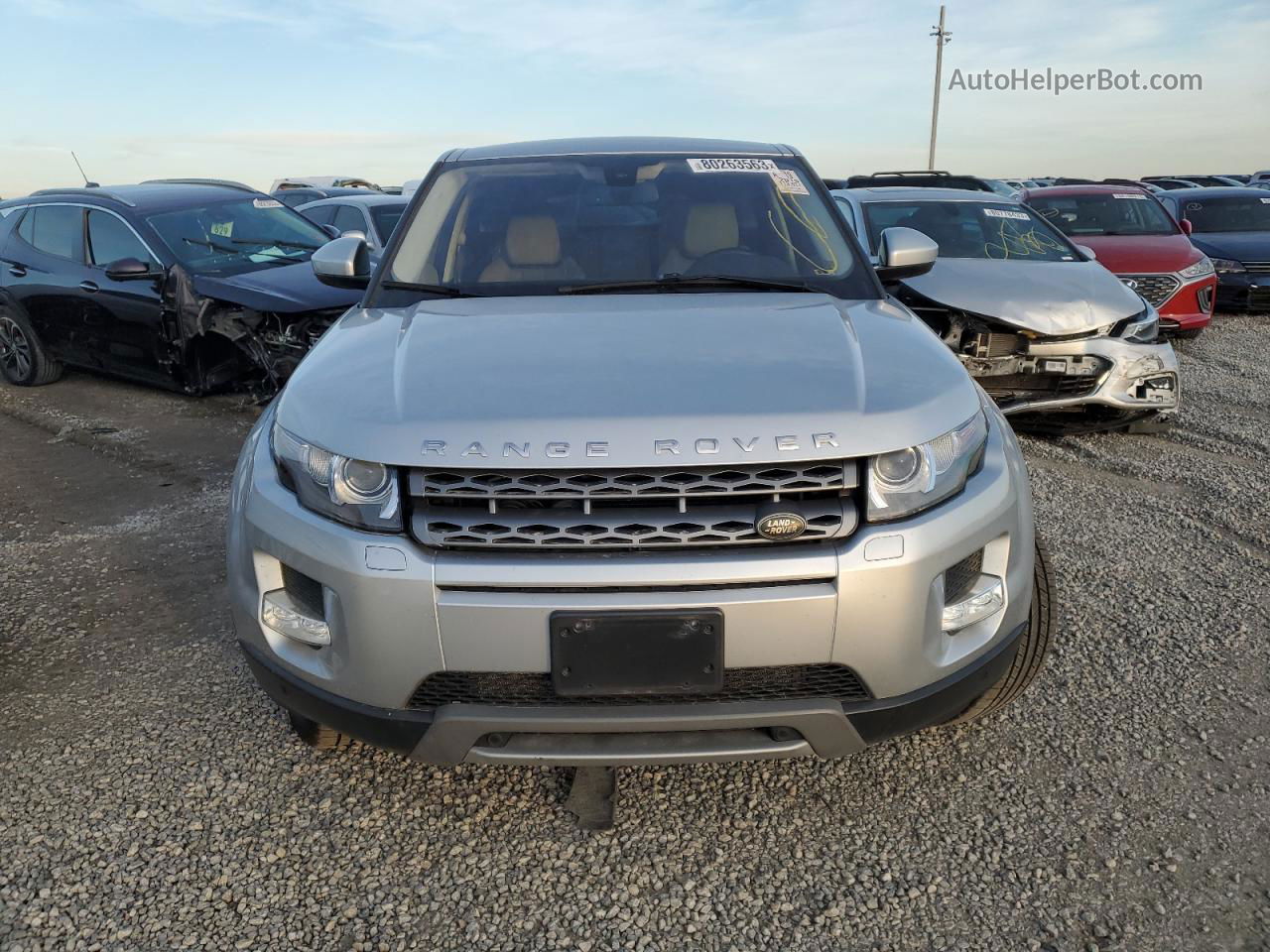 2015 Land Rover Range Rover Evoque Pure Plus Silver vin: SALVP2BG2FH975657