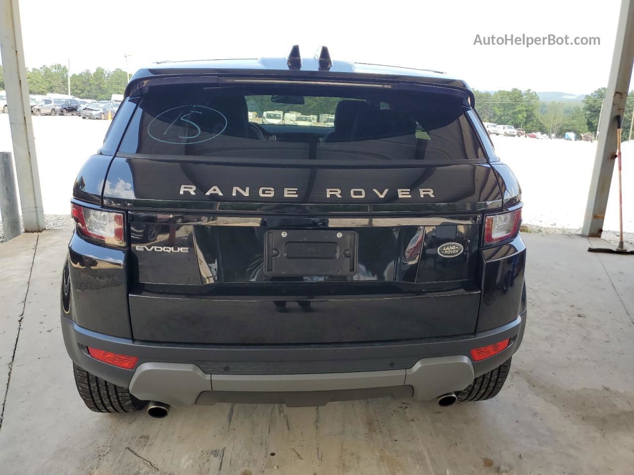 2017 Land Rover Range Rover Evoque Se Черный vin: SALVP2BG2HH169031