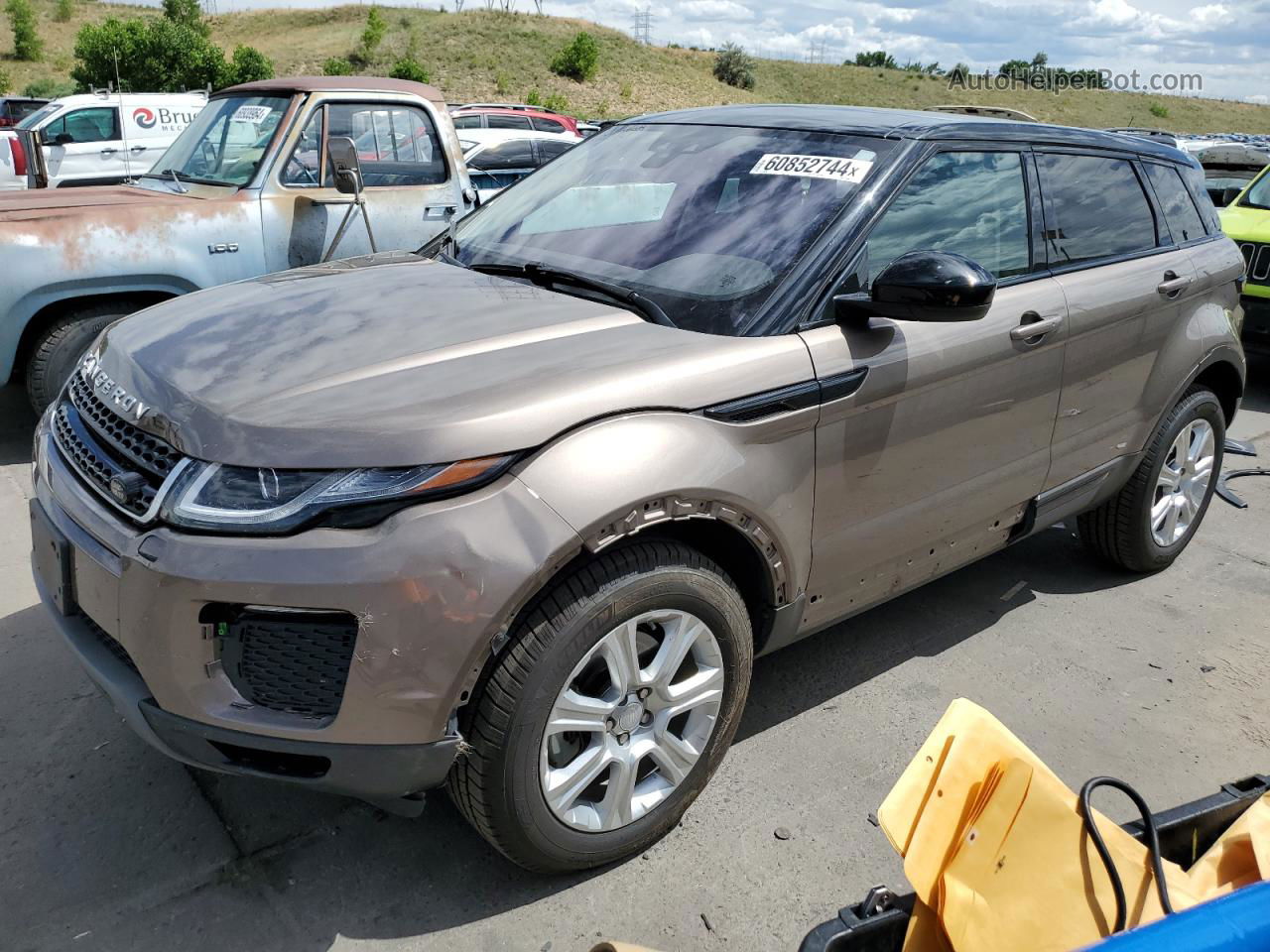 2017 Land Rover Range Rover Evoque Se Коричневый vin: SALVP2BG2HH256959