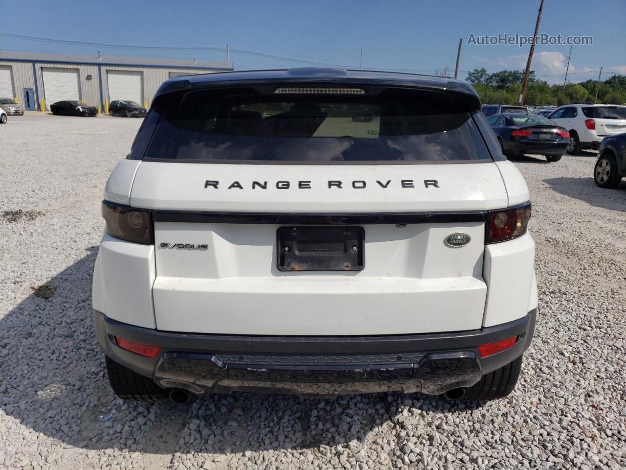 2015 Land Rover Range Rover Evoque Pure Plus White vin: SALVP2BG3FH020057