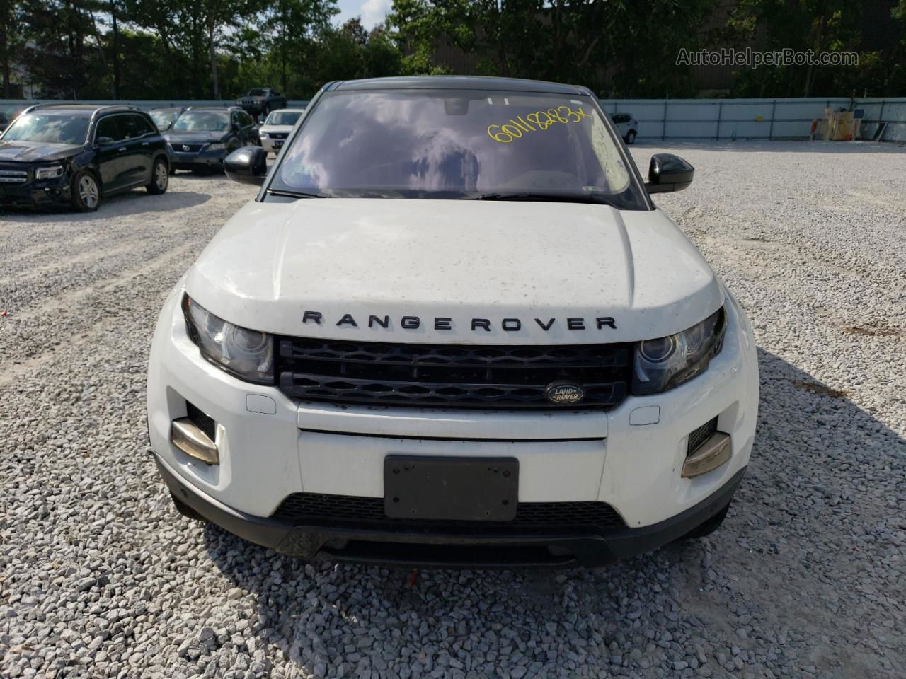 2015 Land Rover Range Rover Evoque Pure Plus White vin: SALVP2BG3FH020057