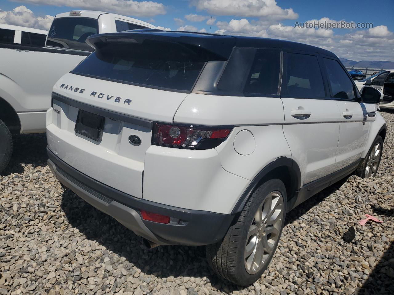 2015 Land Rover Range Rover Evoque Pure Plus White vin: SALVP2BG3FH020219