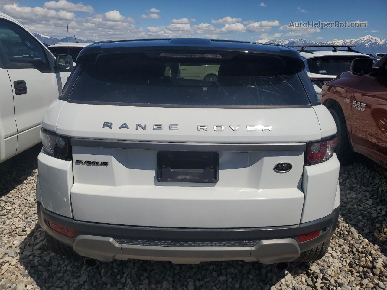 2015 Land Rover Range Rover Evoque Pure Plus White vin: SALVP2BG3FH020219