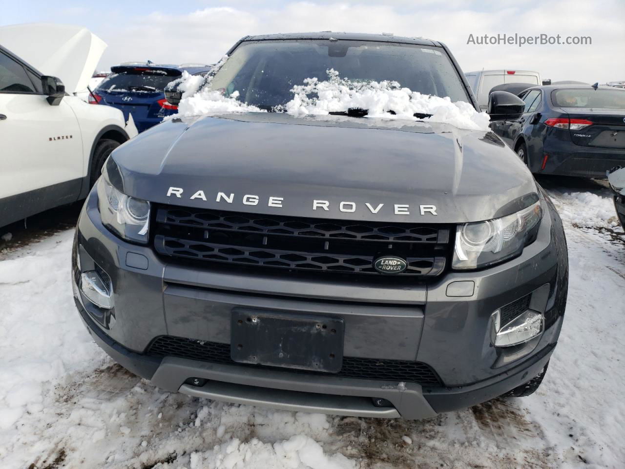 2015 Land Rover Range Rover Evoque Pure Plus Серый vin: SALVP2BG3FH048943