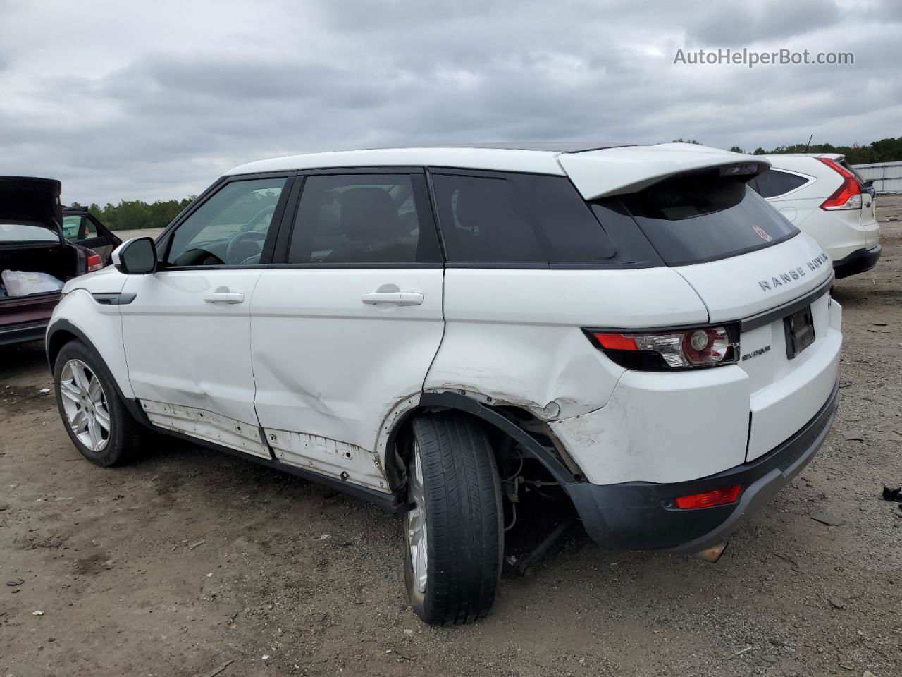 2015 Land Rover Range Rover Evoque Pure Plus Белый vin: SALVP2BG3FH985954