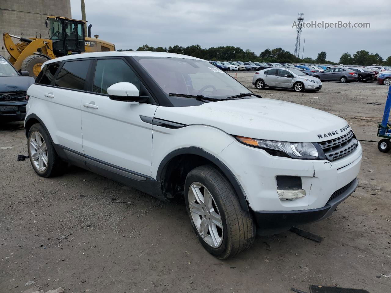 2015 Land Rover Range Rover Evoque Pure Plus Белый vin: SALVP2BG3FH985954