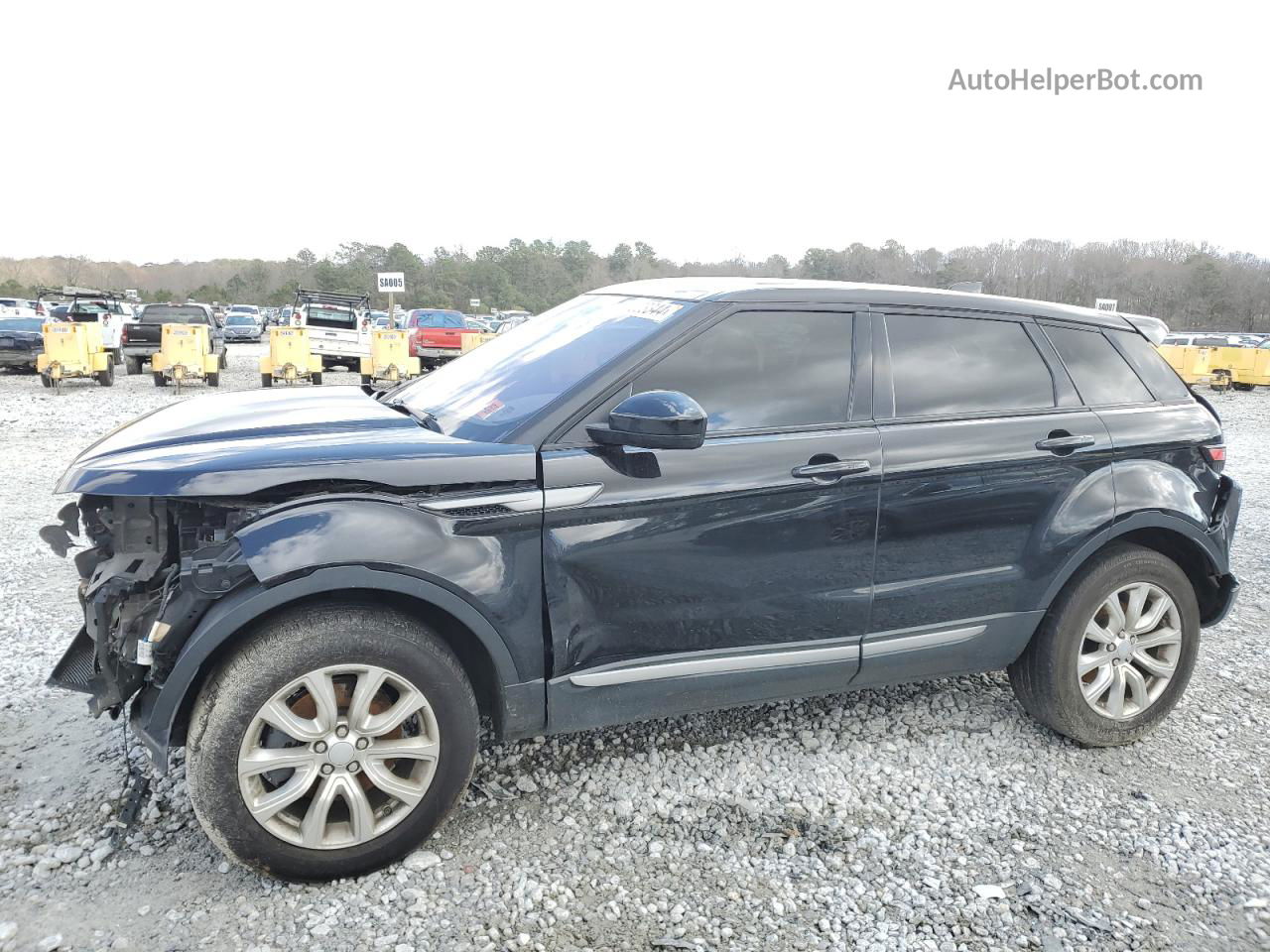 2017 Land Rover Range Rover Evoque Se Черный vin: SALVP2BG3HH235733