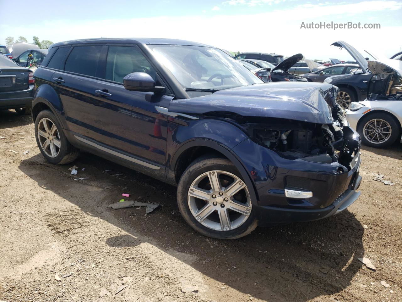 2015 Land Rover Range Rover Evoque Pure Plus Blue vin: SALVP2BG4FH009651