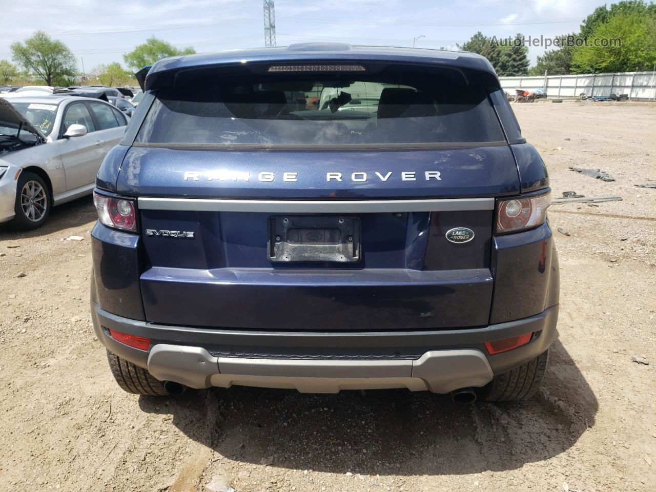 2015 Land Rover Range Rover Evoque Pure Plus Blue vin: SALVP2BG4FH009651