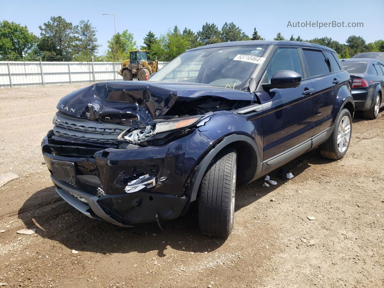 2015 Land Rover Range Rover Evoque Pure Plus Blue vin: SALVP2BG4FH009651