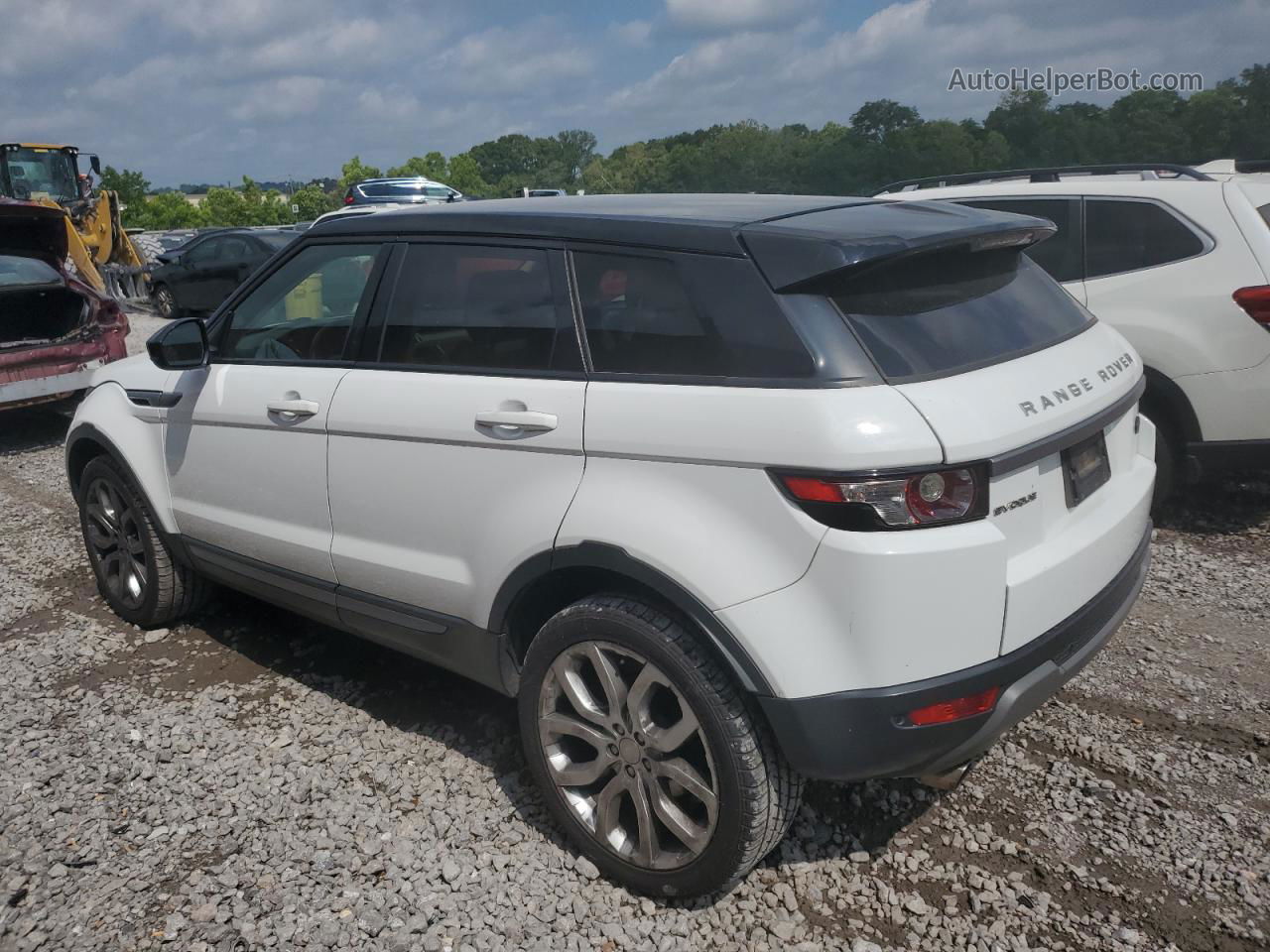 2015 Land Rover Range Rover Evoque Pure Plus Белый vin: SALVP2BG4FH020360