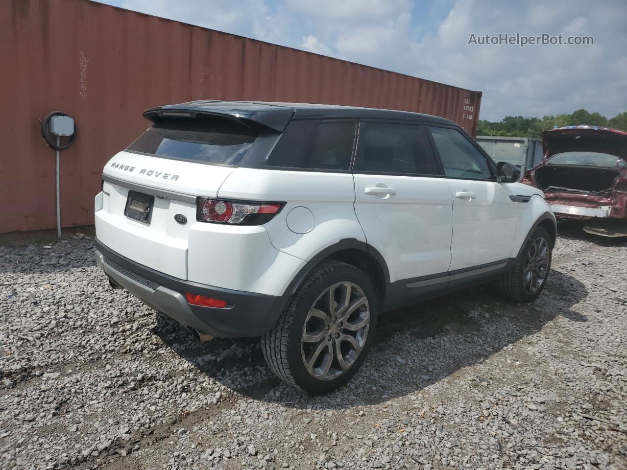 2015 Land Rover Range Rover Evoque Pure Plus White vin: SALVP2BG4FH020360