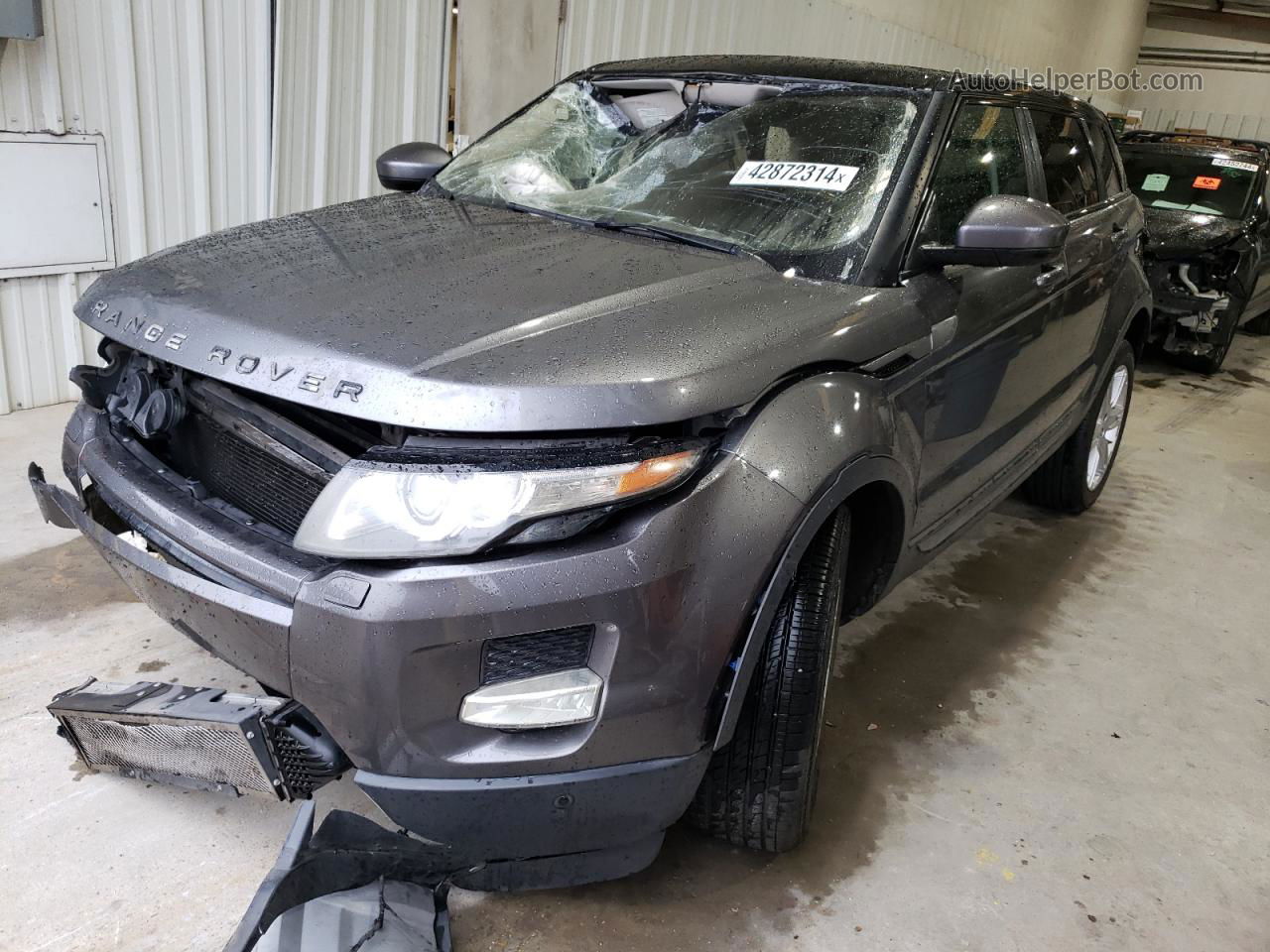 2015 Land Rover Range Rover Evoque Pure Plus Серый vin: SALVP2BG4FH052791