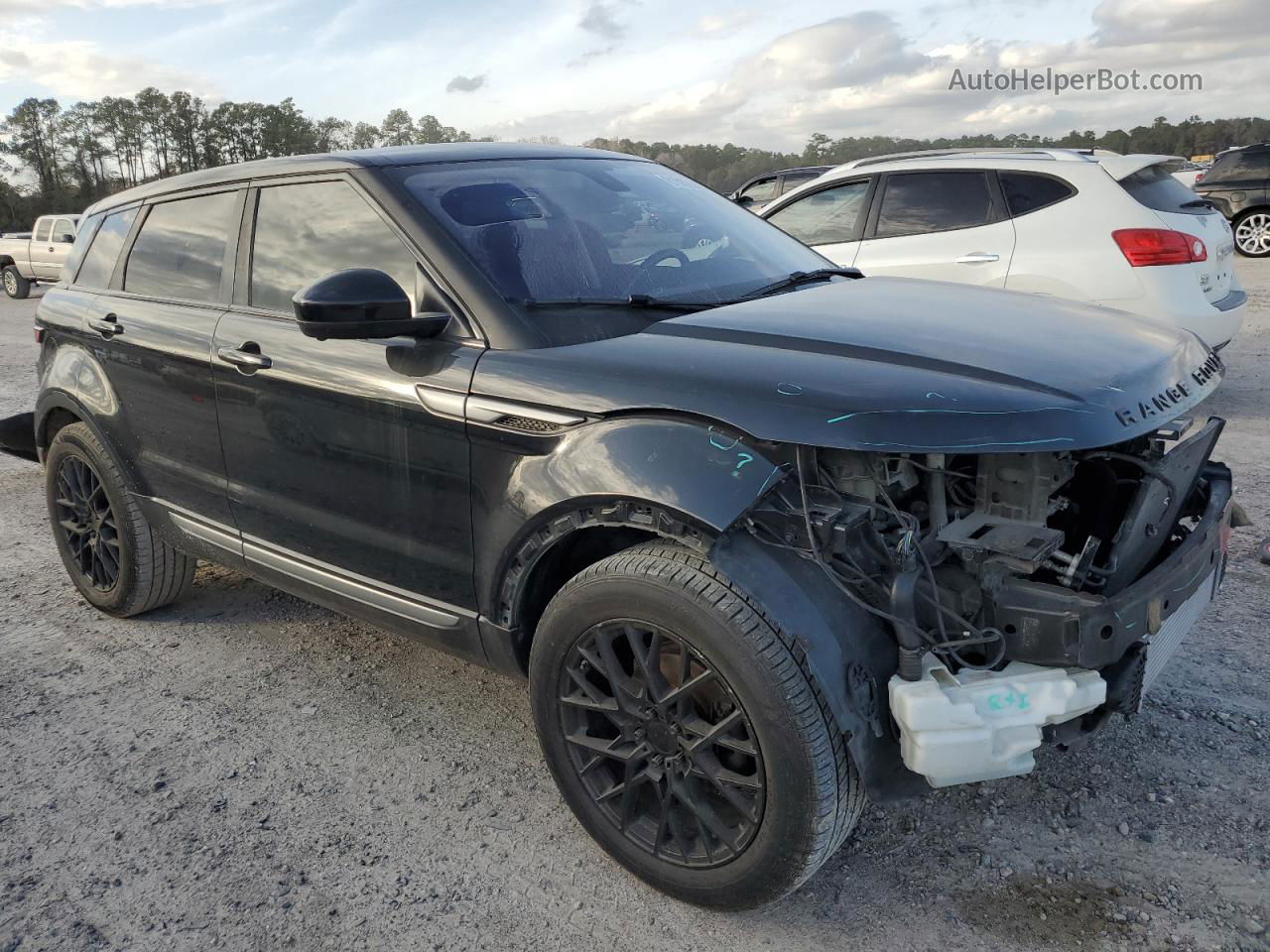 2015 Land Rover Range Rover Evoque Pure Plus Черный vin: SALVP2BG4FH992623