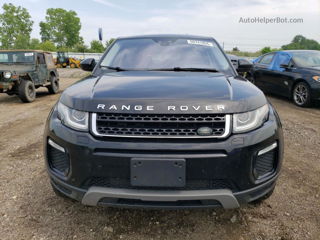 2017 Land Rover Range Rover Evoque Se Black vin: SALVP2BG4HH255182