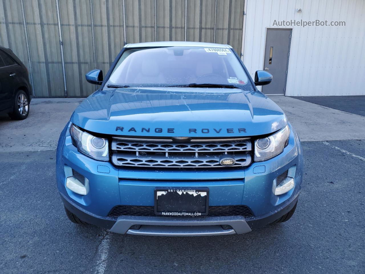 2014 Land Rover Range Rover Evoque Pure Plus Blue vin: SALVP2BG5EH865233