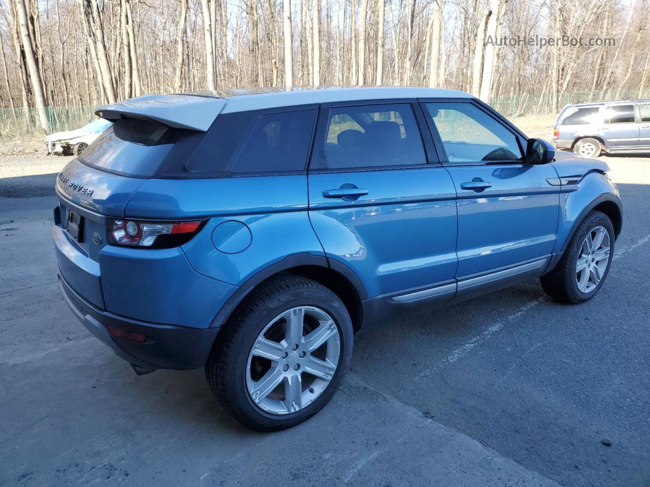 2014 Land Rover Range Rover Evoque Pure Plus Blue vin: SALVP2BG5EH865233