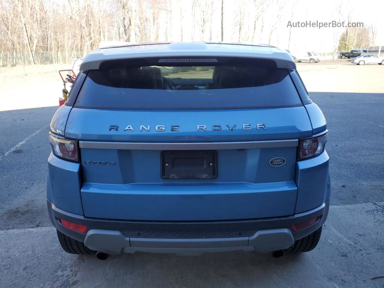 2014 Land Rover Range Rover Evoque Pure Plus Blue vin: SALVP2BG5EH865233