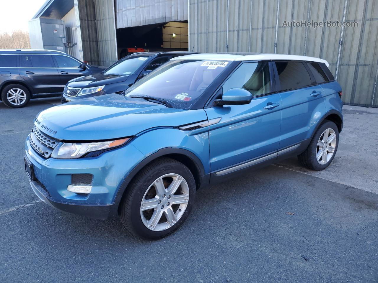 2014 Land Rover Range Rover Evoque Pure Plus Blue vin: SALVP2BG5EH865233