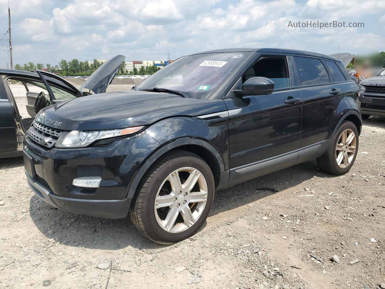 2015 Land Rover Range Rover Evoque Pure Plus Черный vin: SALVP2BG5FH017418