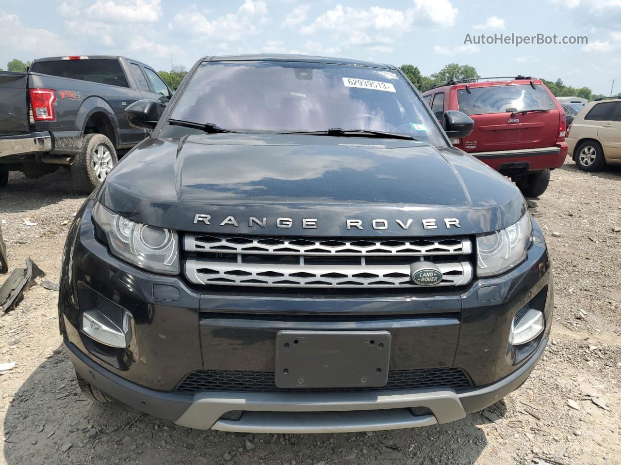 2015 Land Rover Range Rover Evoque Pure Plus Черный vin: SALVP2BG5FH017418