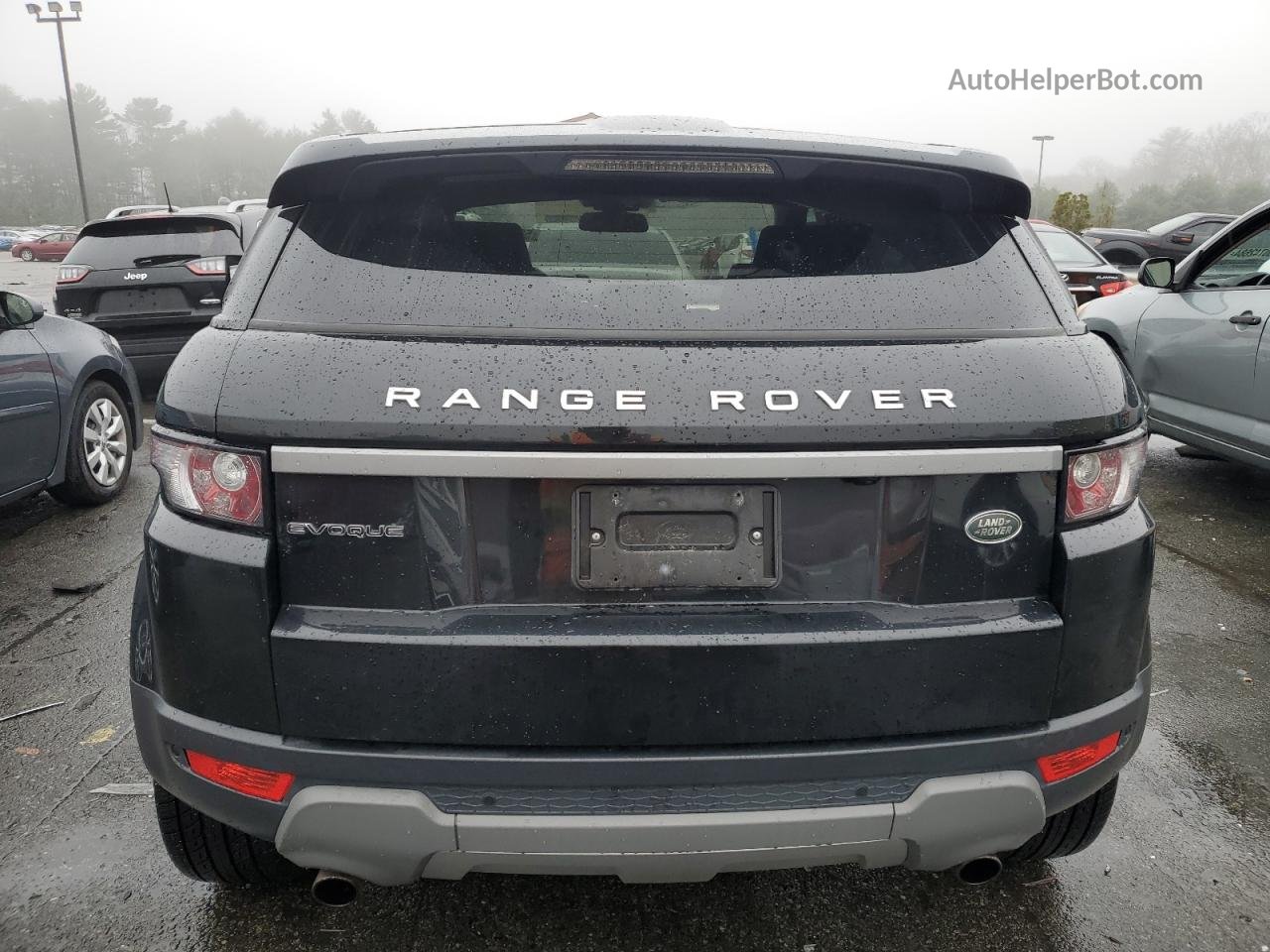 2015 Land Rover Range Rover Evoque Pure Plus Черный vin: SALVP2BG5FH074136