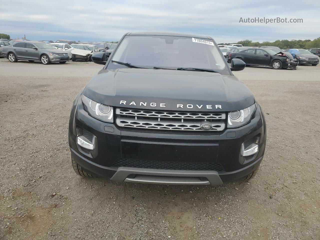 2015 Land Rover Range Rover Evoque Pure Plus Черный vin: SALVP2BG5FH077182