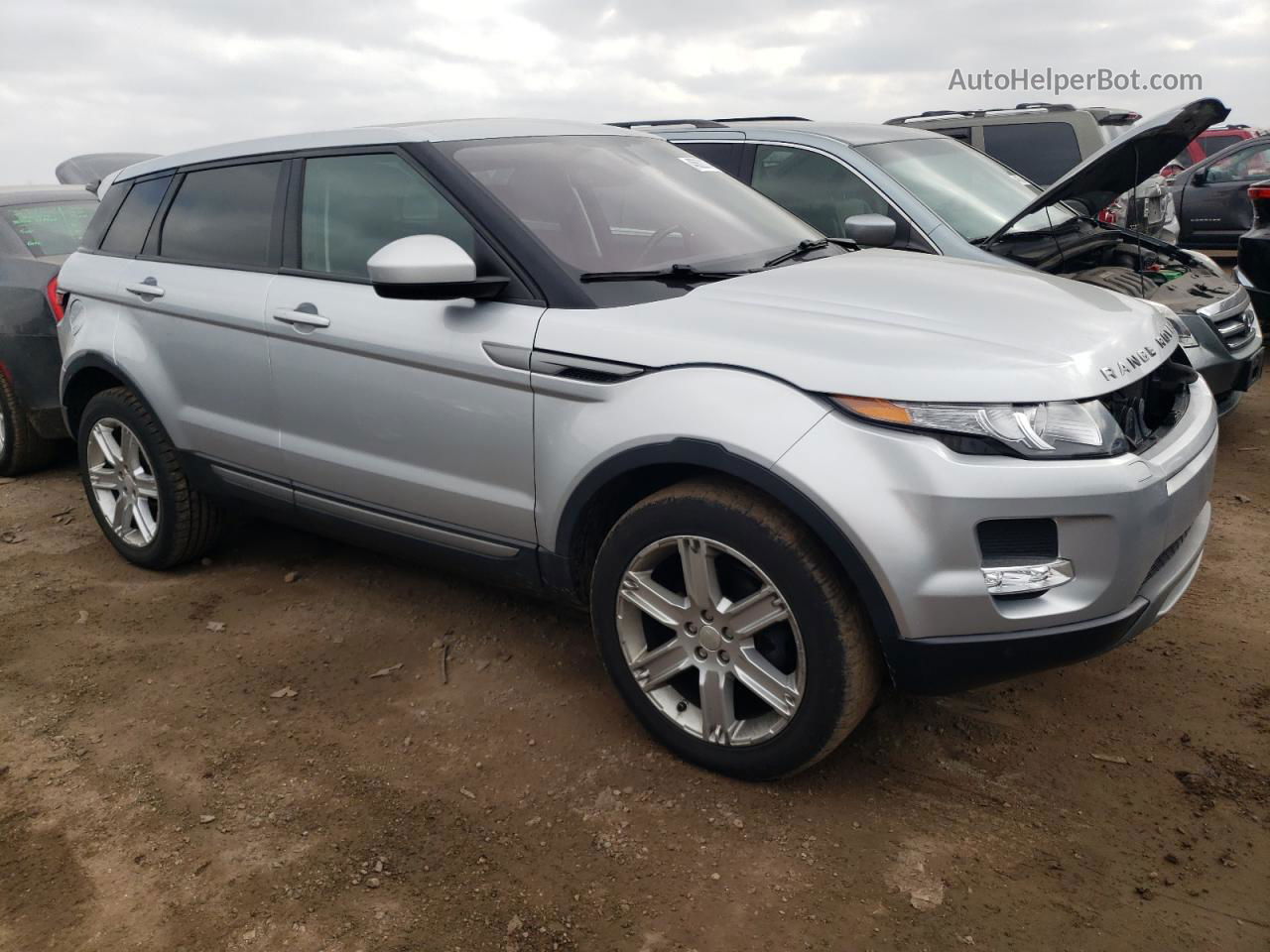 2015 Land Rover Range Rover Evoque Pure Plus Silver vin: SALVP2BG5FH989536