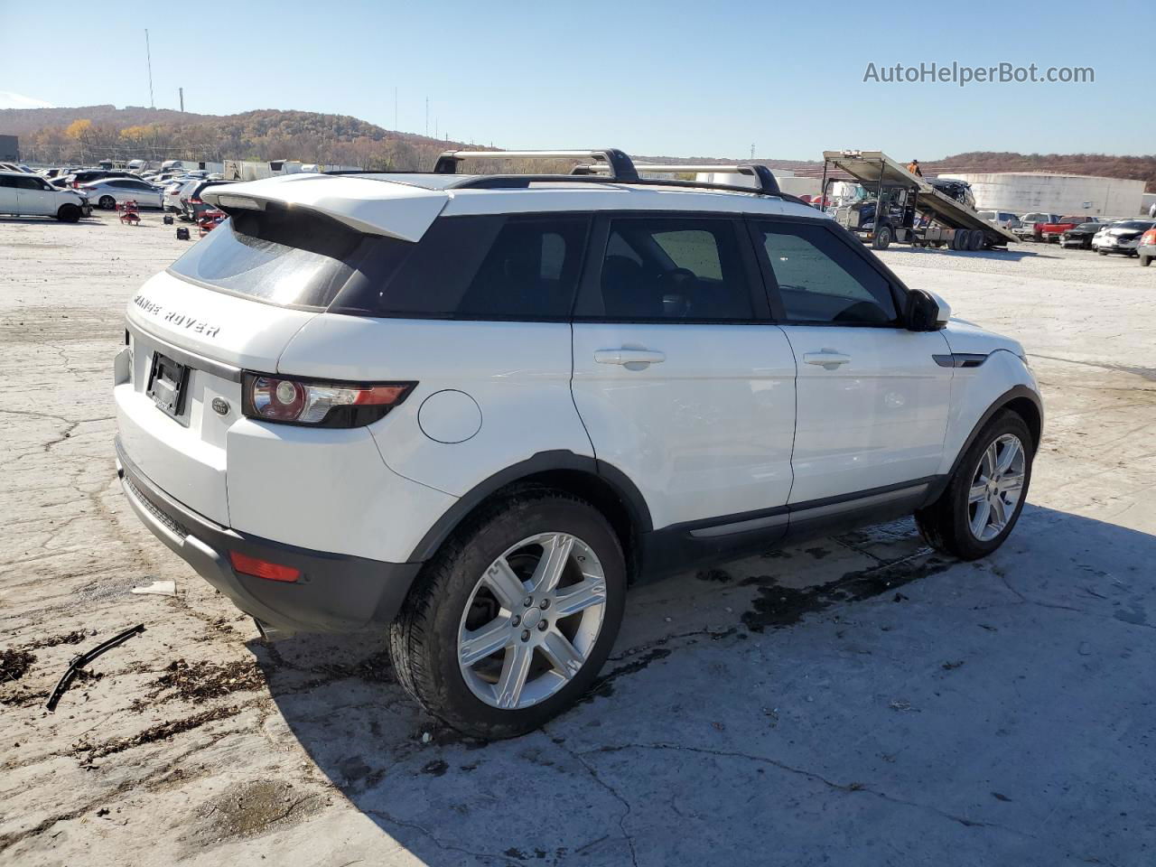 2015 Land Rover Range Rover Evoque Pure Plus White vin: SALVP2BG6FH962345