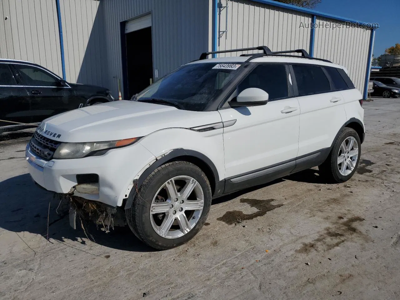 2015 Land Rover Range Rover Evoque Pure Plus White vin: SALVP2BG6FH962345