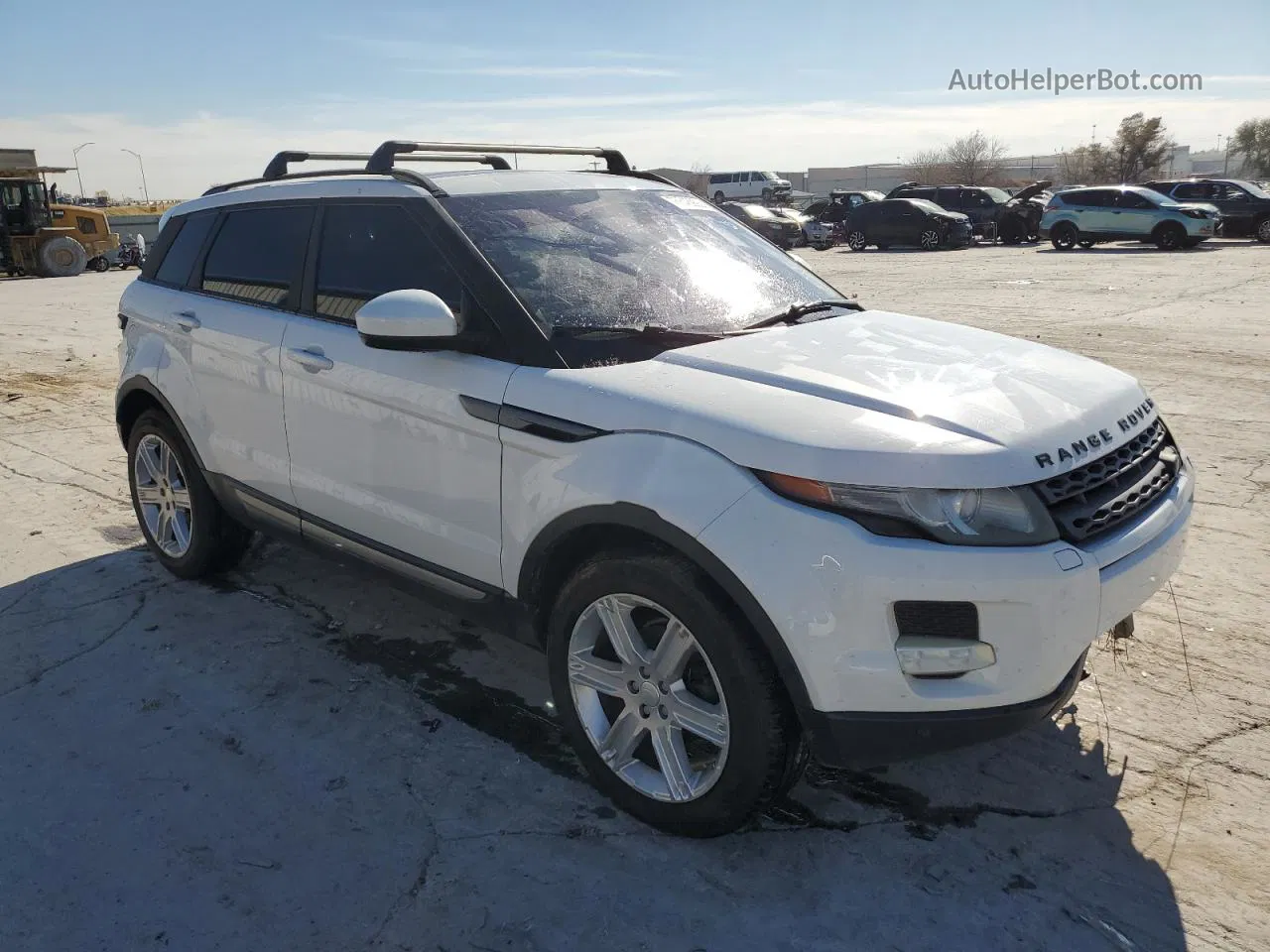 2015 Land Rover Range Rover Evoque Pure Plus Белый vin: SALVP2BG6FH962345