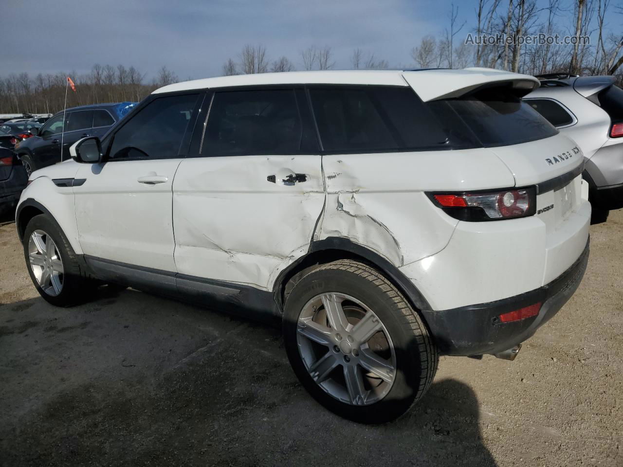 2015 Land Rover Range Rover Evoque Pure Plus White vin: SALVP2BG6FH989688