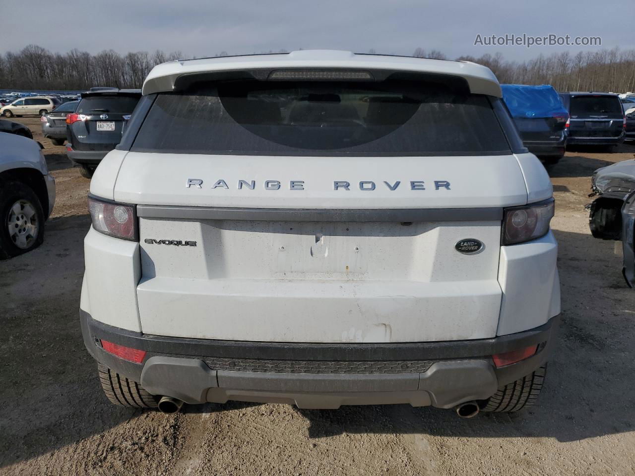 2015 Land Rover Range Rover Evoque Pure Plus White vin: SALVP2BG6FH989688