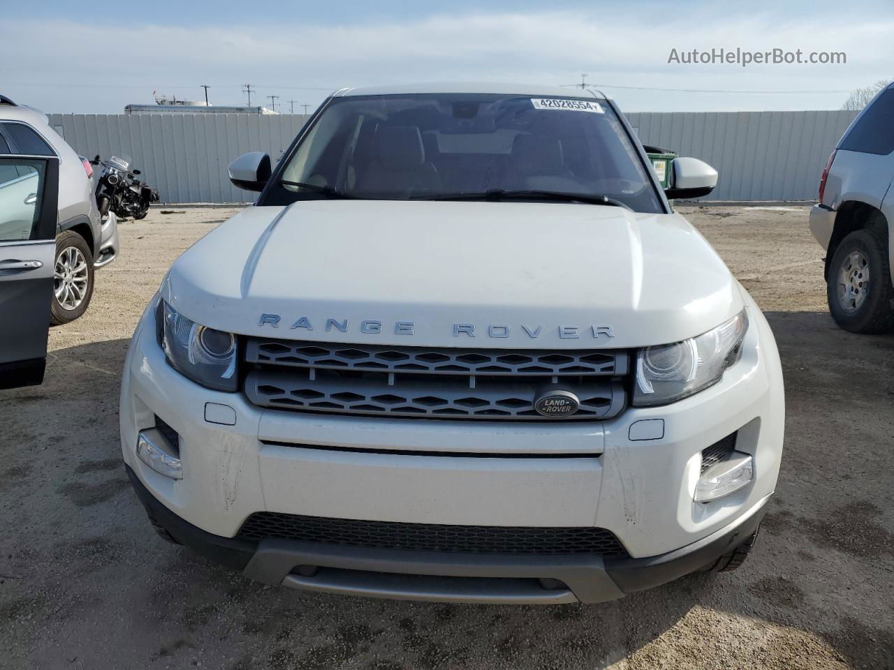 2015 Land Rover Range Rover Evoque Pure Plus White vin: SALVP2BG6FH989688