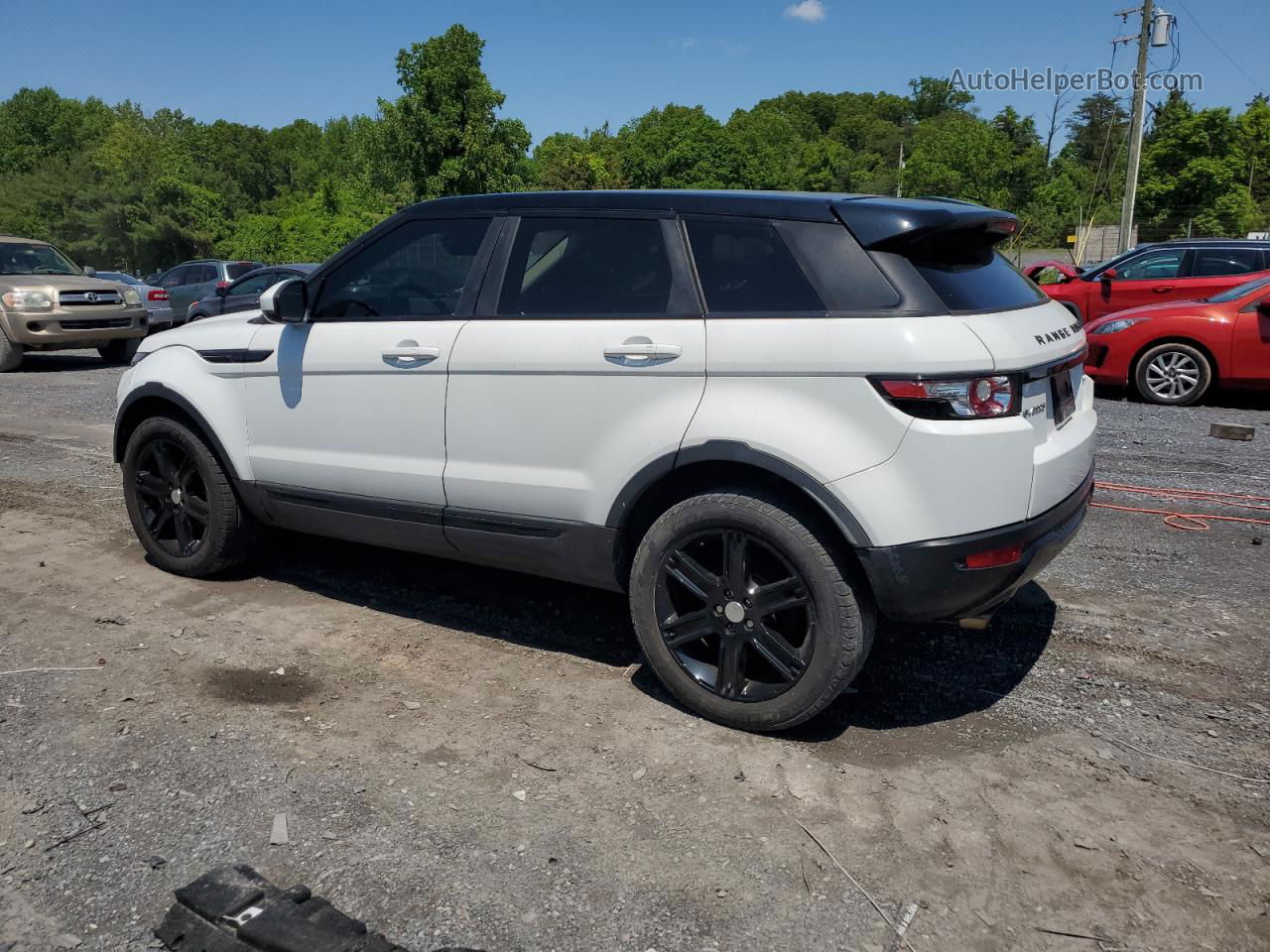 2014 Land Rover Range Rover Evoque Pure Plus Белый vin: SALVP2BG7EH896807