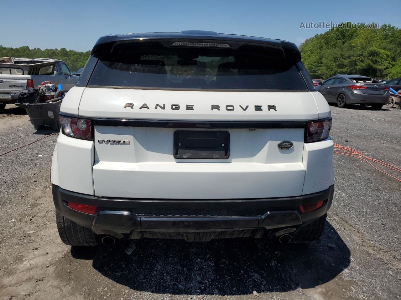 2014 Land Rover Range Rover Evoque Pure Plus Белый vin: SALVP2BG7EH896807