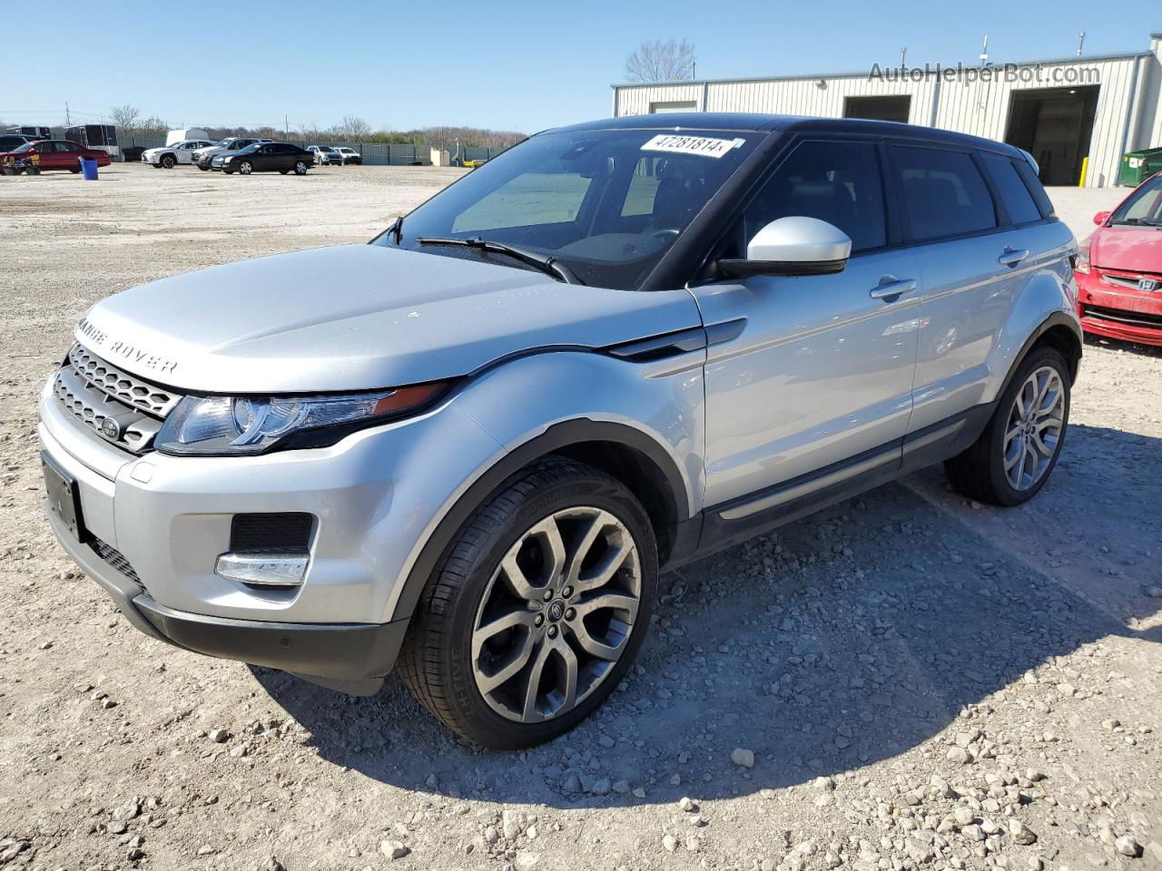 2015 Land Rover Range Rover Evoque Pure Plus Silver vin: SALVP2BG7FH009949