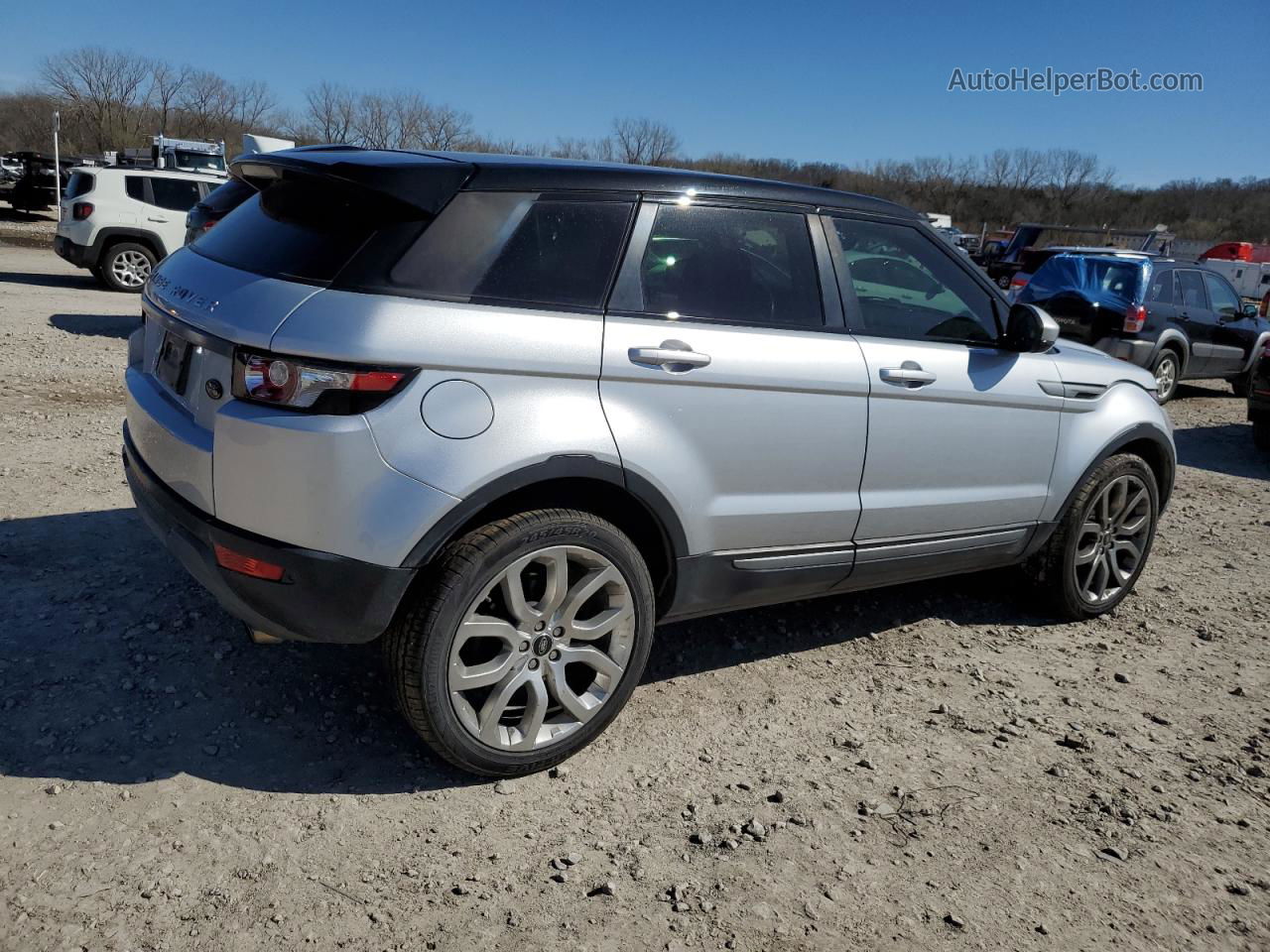 2015 Land Rover Range Rover Evoque Pure Plus Silver vin: SALVP2BG7FH009949