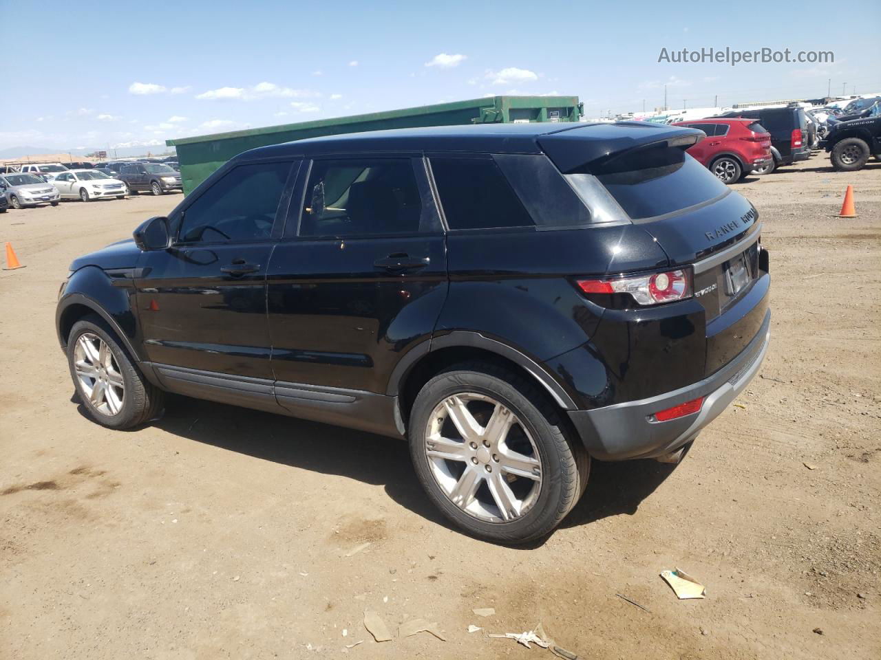 2015 Land Rover Range Rover Evoque Pure Plus Черный vin: SALVP2BG7FH020854