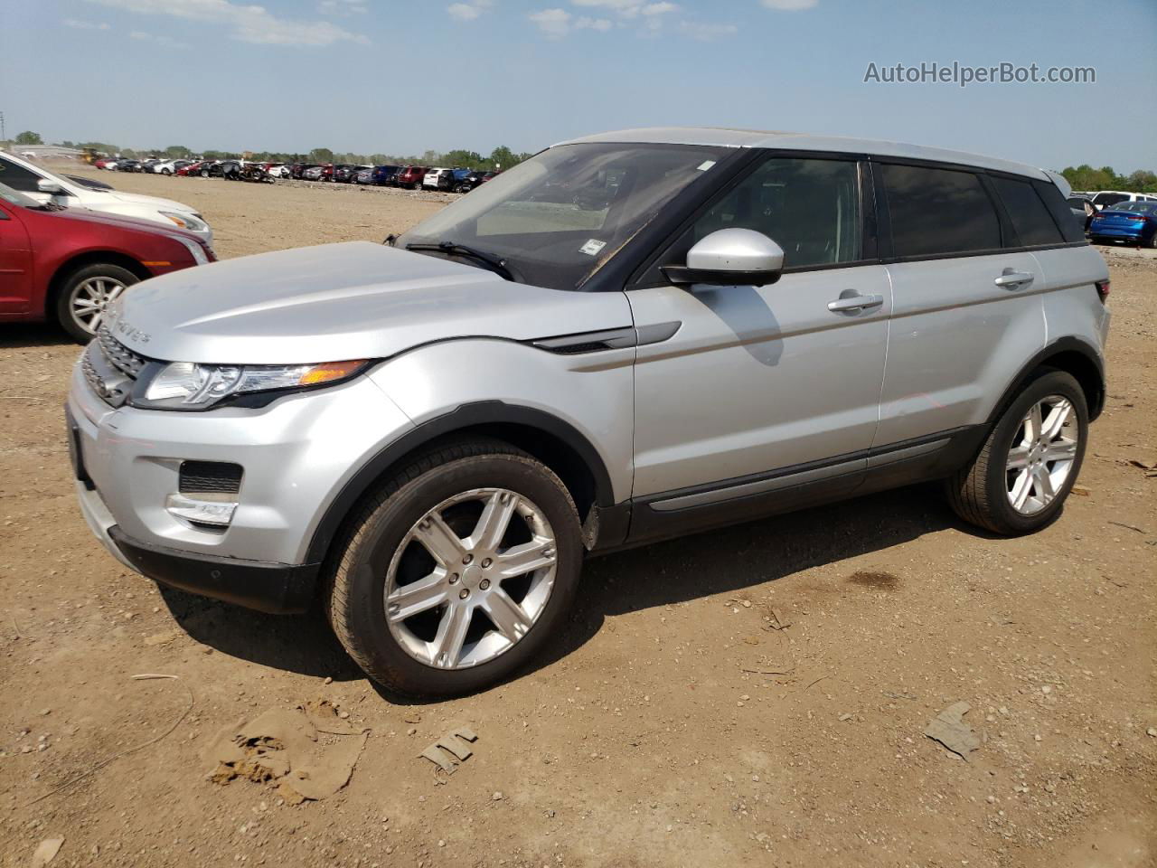 2015 Land Rover Range Rover Evoque Pure Plus Silver vin: SALVP2BG7FH051165