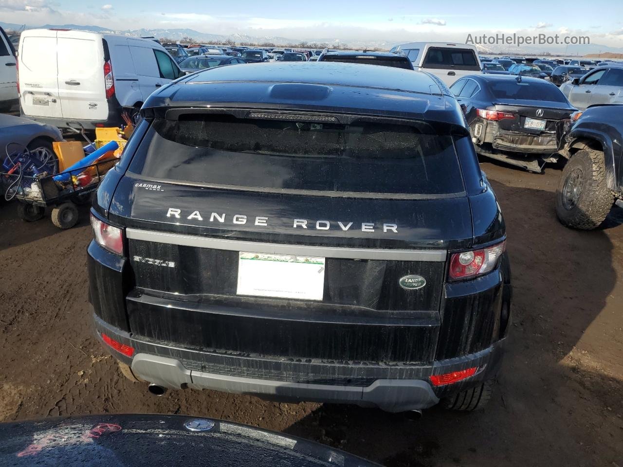 2015 Land Rover Range Rover Evoque Pure Plus Черный vin: SALVP2BG7FH076891