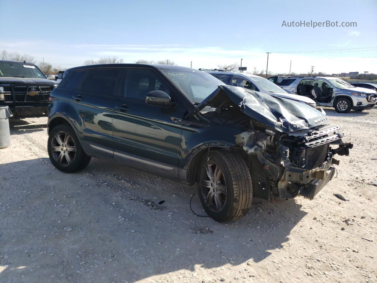 2015 Land Rover Range Rover Evoque Pure Plus Green vin: SALVP2BG7FH955985