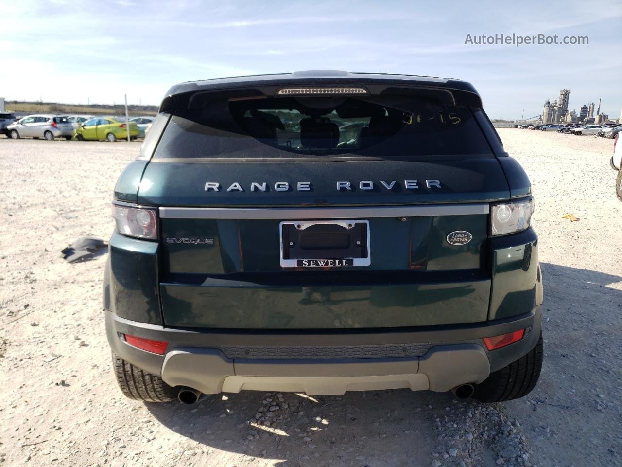 2015 Land Rover Range Rover Evoque Pure Plus Зеленый vin: SALVP2BG7FH955985