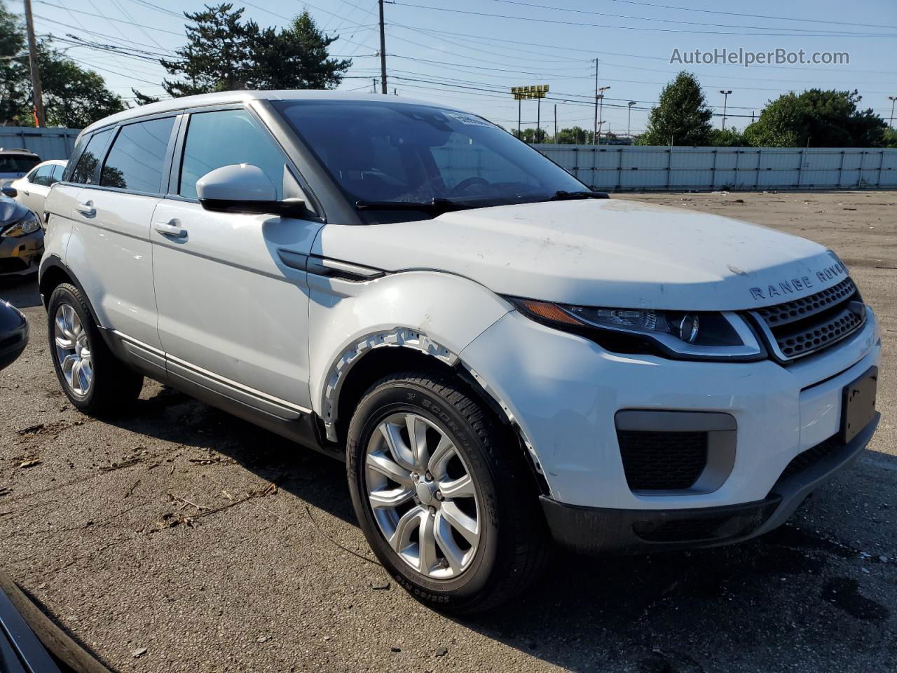 2017 Land Rover Range Rover Evoque Se Белый vin: SALVP2BG7HH216456