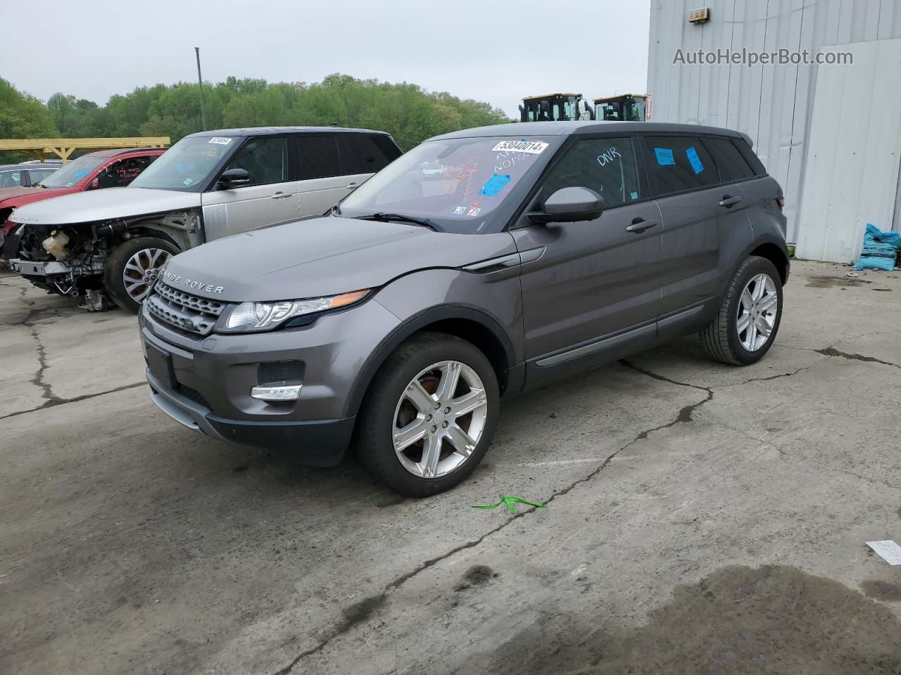 2015 Land Rover Range Rover Evoque Pure Plus Gray vin: SALVP2BG8FH035038