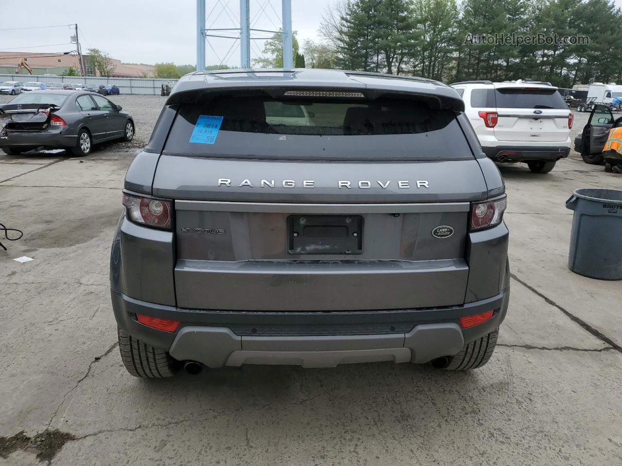 2015 Land Rover Range Rover Evoque Pure Plus Gray vin: SALVP2BG8FH035038