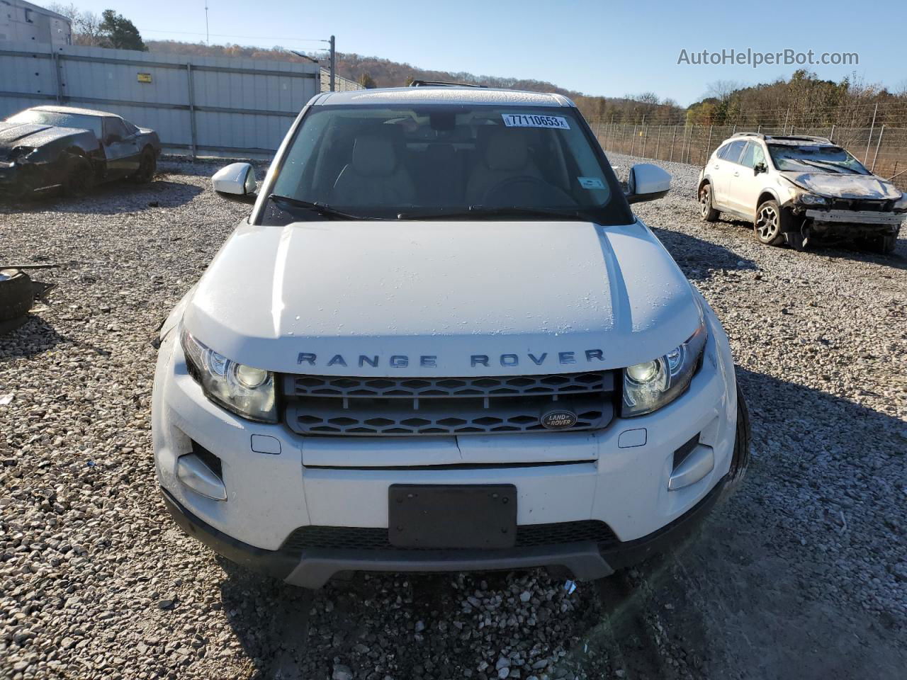 2015 Land Rover Range Rover Evoque Pure Plus White vin: SALVP2BG8FH070534