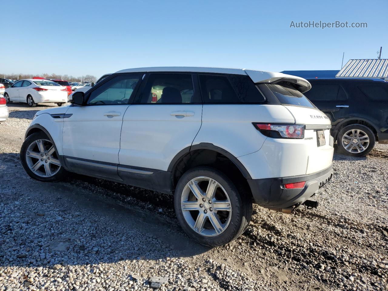 2015 Land Rover Range Rover Evoque Pure Plus White vin: SALVP2BG8FH070534