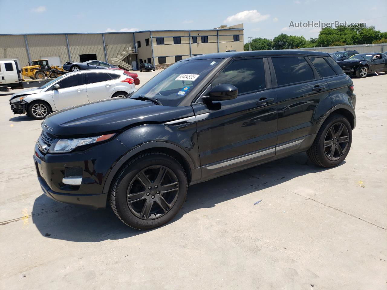 2015 Land Rover Range Rover Evoque Pure Plus Black vin: SALVP2BG8FH075359