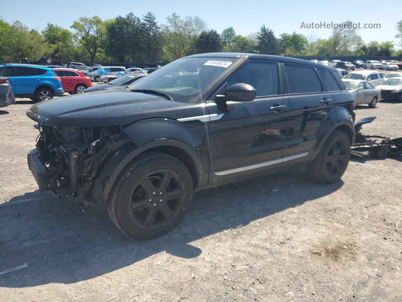 2015 Land Rover Range Rover Evoque Pure Plus Black vin: SALVP2BG9FH024663